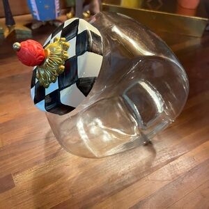 MacKenzie-Childs Glass Sweets Jar
